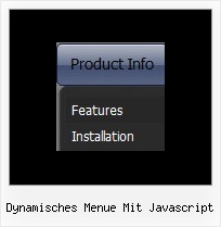 Dynamisches Menue Mit Javascript Aufklappbare Menues Fuer Frontpage