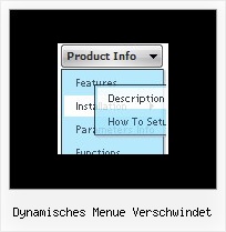 Dynamisches Menue Verschwindet Menu Pull Down Css