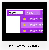 Dynamisches Tab Menue Crear Menue Desplegable