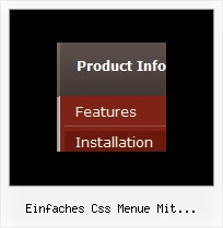 Einfaches Css Menue Mit Verschiedenen Bildern Horizontales Menu