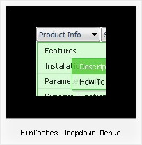 Einfaches Dropdown Menue Vista Style Xp