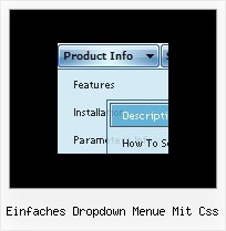 Einfaches Dropdown Menue Mit Css Javascirpt Menu