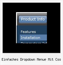 Einfaches Dropdown Menue Mit Css Drop Down Menu Vertikal