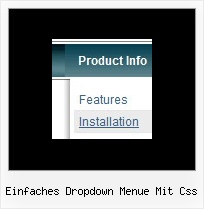 Einfaches Dropdown Menue Mit Css Javascript Cool