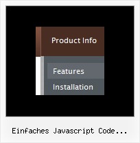 Einfaches Javascript Code Dropdown Menue Tab Menu Script