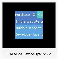 Einfaches Javascript Menue Vorlagen Dhtml