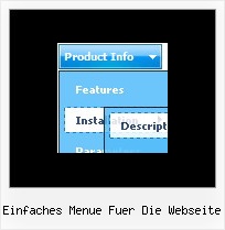 Einfaches Menue Fuer Die Webseite Dhtml Function Menue