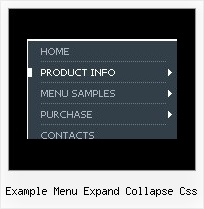 Example Menu Expand Collapse Css Php Tree Menu From Database