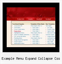 Example Menu Expand Collapse Css Menue Mit Javascript Vorlage