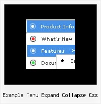Example Menu Expand Collapse Css Website Extra Fenster Mit Menue