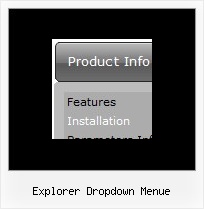 Explorer Dropdown Menue Durchsichtiges Drop Down Menue