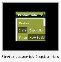 Firefox Javascript Dropdown Menu Javascript Menue In Frontpage