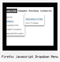 Firefox Javascript Dropdown Menu Horizontales Menue Mit Abgerundeten Ecken