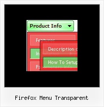 Firefox Menu Transparent Leere Web Buttons