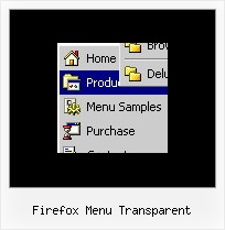 Firefox Menu Transparent Extjs Menu Layer