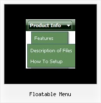 Floatable Menu Cascading Menue Css