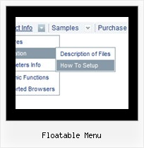 Floatable Menu Menue For Website