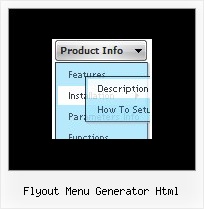 Flyout Menu Generator Html Css Climb Checkpoint Menu