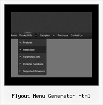 Flyout Menu Generator Html Menue Dreamweaver