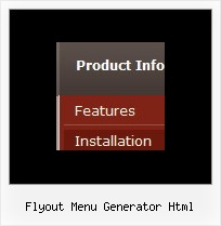 Flyout Menu Generator Html Javascript Menue Baum