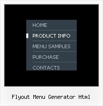 Flyout Menu Generator Html Dhtml Dropdown Menu