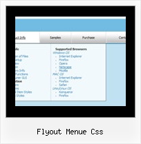 Flyout Menue Css Menue Maker