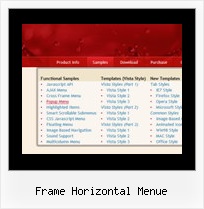 Frame Horizontal Menue Menue Dynamische Java