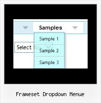 Frameset Dropdown Menue Einfache Dhtml Menu