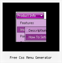 Free Css Menu Generator Button Creator