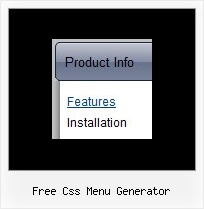 Free Css Menu Generator Baum Menue Code