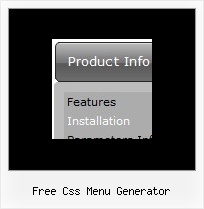 Free Css Menu Generator Free Horizontal Drop Down Menu Html