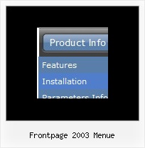Frontpage 2003 Menue Html Menue Mousover