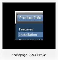 Frontpage 2003 Menue Ladebalken
