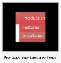 Frontpage Ausklappbares Menue Html Menue Quellcode
