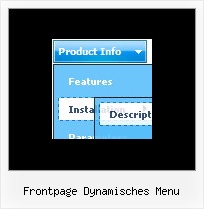 Frontpage Dynamisches Menu Dhtml Menueleiste