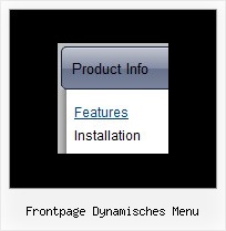 Frontpage Dynamisches Menu Css Hover