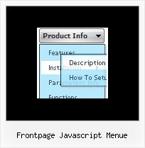 Frontpage Javascript Menue Registerkarte Stile