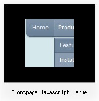 Frontpage Javascript Menue Css Horizontal Menu Submenu