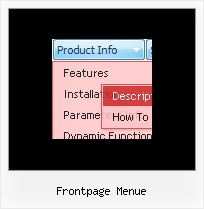 Frontpage Menue Link Menue Html Einfach