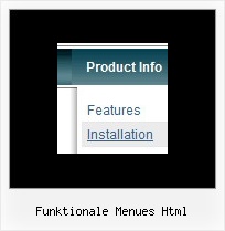Funktionale Menues Html Homepage Ausklapbare Menues