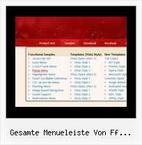 Gesamte Menueleiste Von Ff Verloren Nero Vision 9 Menuevorlagen Free