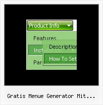 Gratis Menue Generator Mit Untermenues Css Dropdown Menu Tutorial Vertikal