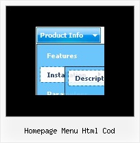 Homepage Menu Html Cod Javascript Menue Drehen