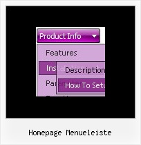Homepage Menueleiste Php Tree Menu From Database