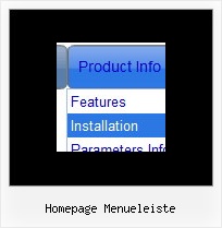 Homepage Menueleiste Schaltflaeche Stil Css
