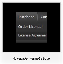 Homepage Menueleiste Web Menu Maker