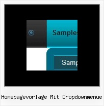 Homepagevorlage Mit Dropdownmenue Vista Dhtml Menue