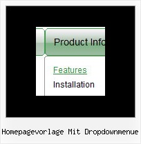 Homepagevorlage Mit Dropdownmenue Html Animierte Taste