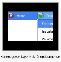 Homepagevorlage Mit Dropdownmenue Menuestile Windows