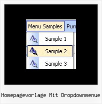 Homepagevorlage Mit Dropdownmenue Arrow Bilder